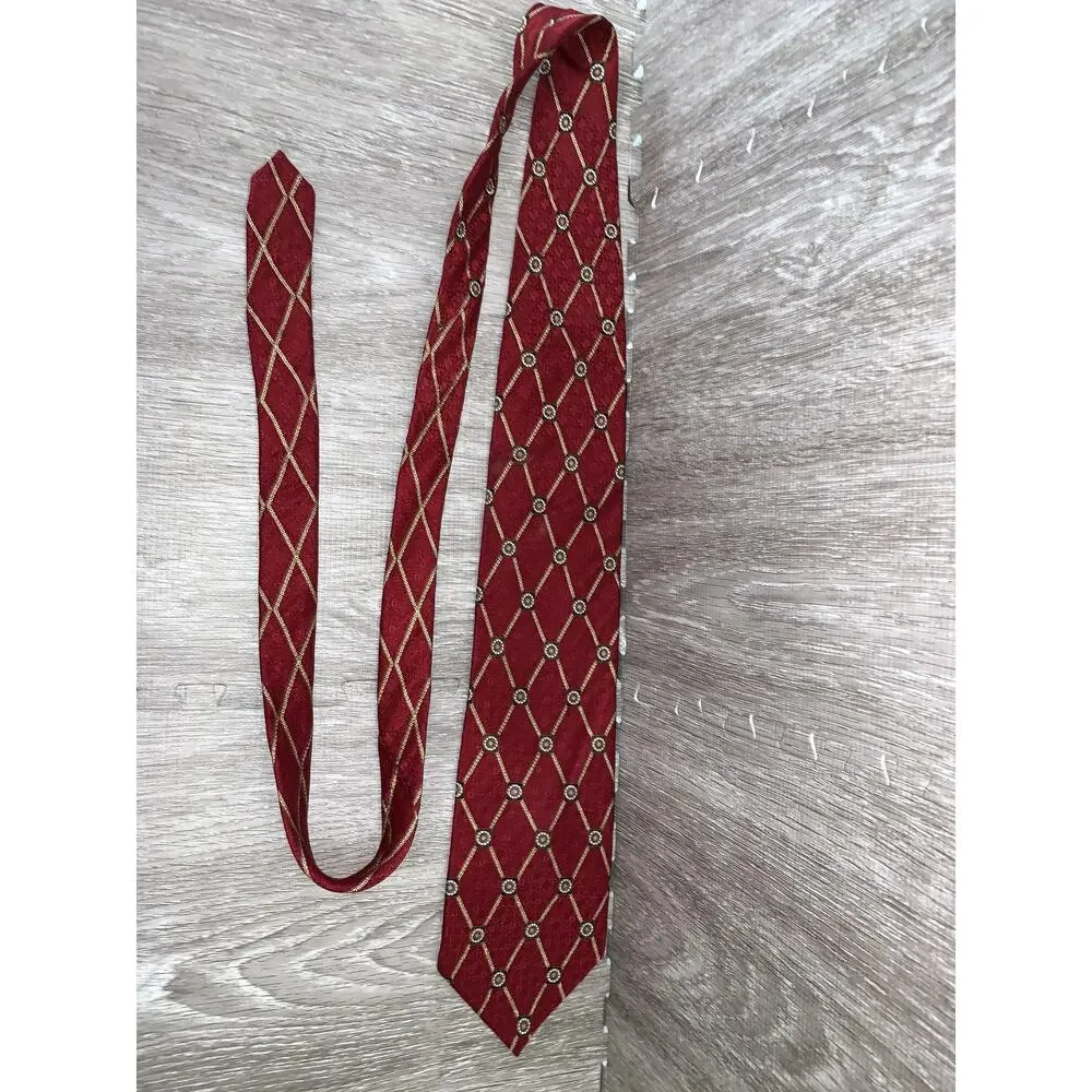 Nautica Men's Silk Tie Set 3pc Geometric Multicolor Classic Length‎
